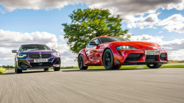 Toyota GR Supra v BMW M240i xDrive – pictures | evo